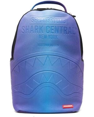 Sprayground Shark Central Embossed Backpack - Blue
