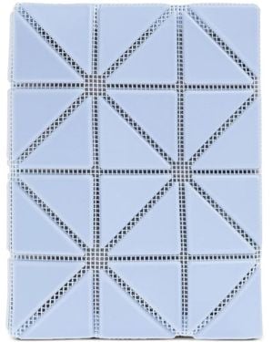 Issey Miyake Geometric-Pattern Wallet - Blue