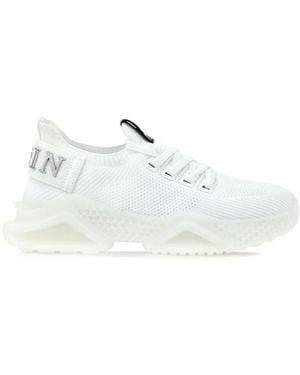 Philipp Plein Runner Iconic Sneakers - White