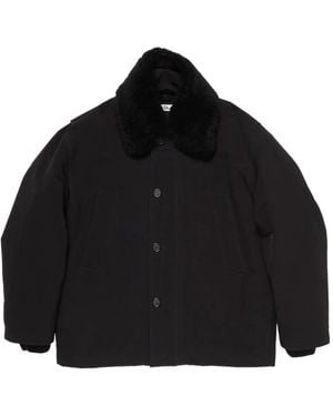 Acne Studios Chaqueta bómber con cierre oculto - Negro