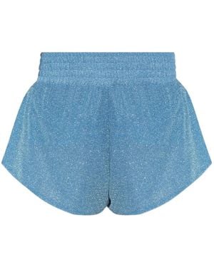 Oséree Glitter-Shorts - Blau