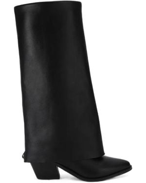 Kurt Geiger Chiltern Folded Boots - Black