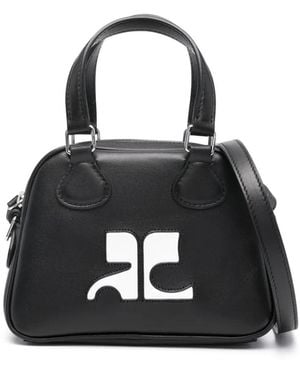 Courreges Reedition Bowling Bag - Black