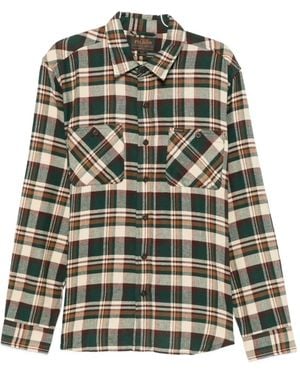 Filson Check-Pattern Button-Down Shirt - Green
