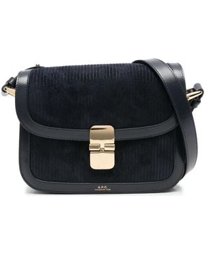A.P.C. Grace ショルダーバッグ S - ブルー