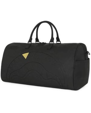 Sprayground The Golden Fang Embossed Duffle Bag - Black