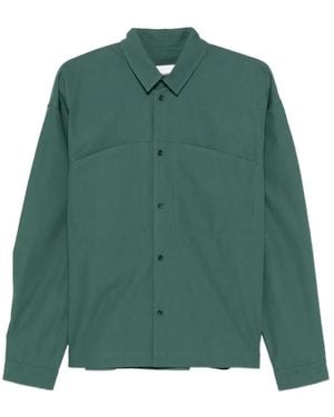 SAGE NATION Camisa Oval Oversize - Verde