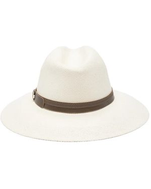 Kiton Sombrero Panamá - Blanco