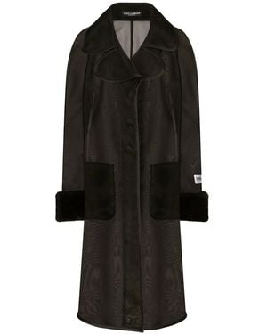 アウターその他 DOLCE & GABBANA Technical organza trench coat Blackのウィメンズ Technical organza trench coat | Dolce&Gabbana®