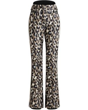 Fusalp Pantaloni Da Sci Leopardati - Bianco