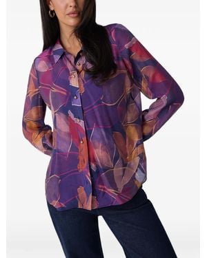 Guess Marciano Printed Shirt - Purple