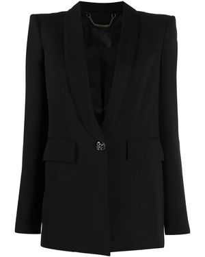 Philipp Plein One-Button Blazer - Black