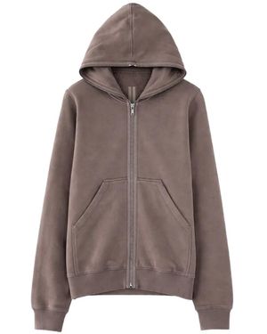 Rick Owens Gimp Zip Hoodie - Brown