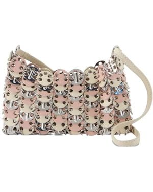 Rabanne Disc Shoulder Bag - Gray