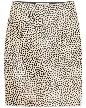 Rohe Falda midi con motivo de guepardo - Neutro