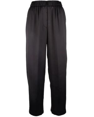 Peserico Elasticated-Waistband Trousers - Blue