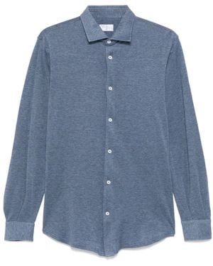 Fedeli Cotton shirt - Blau