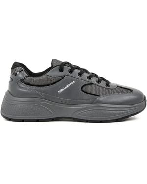 Karl Lagerfeld Zapatillas con paneles de malla - Gris