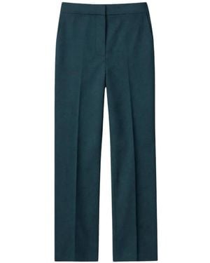 Frankie Shop Jet Slim-Tailored Trousers - Blue