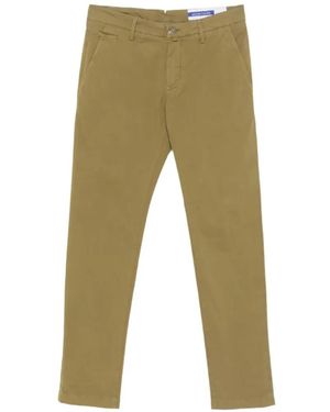 Jacob Cohen Cotton Trousers - Green