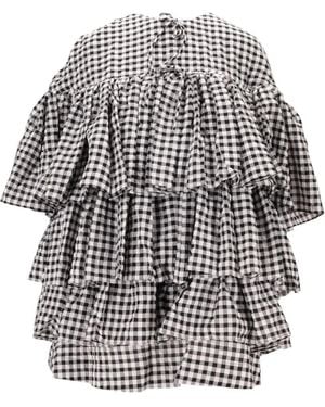 MERYLL ROGGE Ruffled Tiered Mini Dress - White