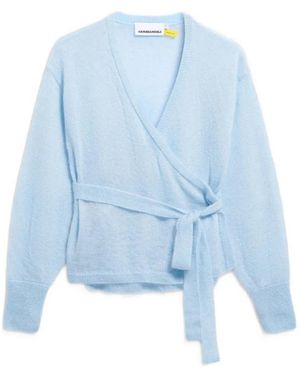 ARMEDANGELS Gewickelter Cardigan - Blau