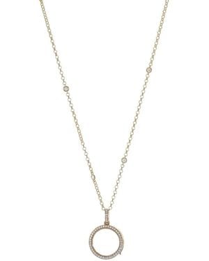 Loquet London 18K Helios Diamond Necklace - Metallic