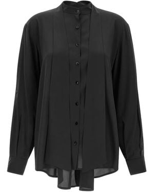 DI.LA3 PARI' Bonton Shirt - Black