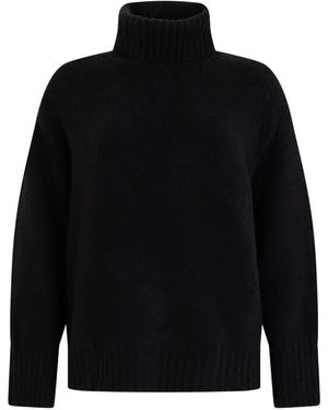 Moorer Lindsey-Us Roll-Neck Knitted Sweater - Black