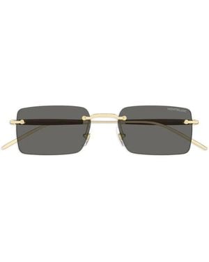 Montblanc Square-Frame Sunglasses - Grey