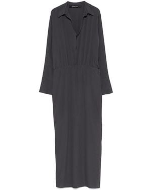 FEDERICA TOSI Crepe Maxi Dress - Black