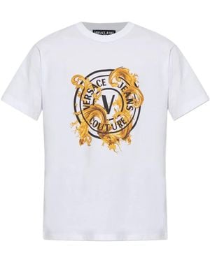 Versace Jeans Couture T-Shirt À Imprimé Graphique - White