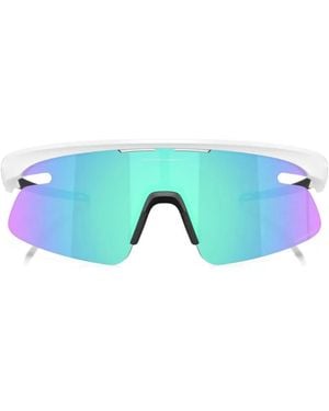 Oakley Lunettes De Soleil À Monture Géométrique Rslv Lite - Blue