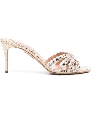Aquazzura Tequila 75mm ミュール - ピンク