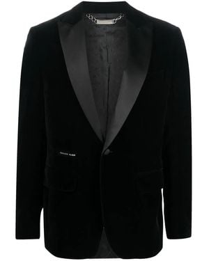 Philipp Plein Skull-Detail Dinner Jacket - Black