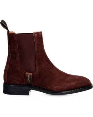 GANT Suede Chelsea Boots - Purple
