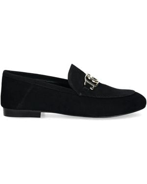 Guess Logo-Plaque Loafers - Black