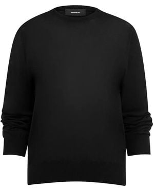 Wardrobe NYC Fine-Knit Sweater - Black