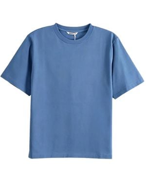 AURALEE Camiseta Con Cuello Redondo - Azul