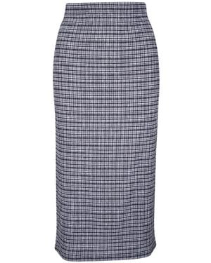 Vince Plaid elasticated skirt - Blau