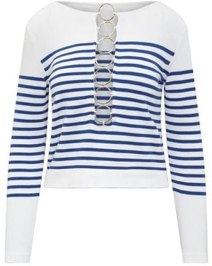 The Seafarer Cotton Jumper - Blue