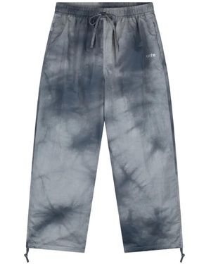 Arte' Tie-Dye Track Pants - Blue