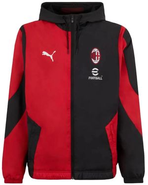 PUMA Ac Milan Prematch Jacket - Red