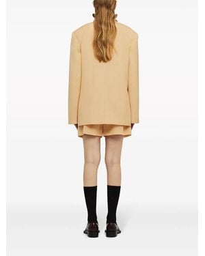 Jil Sander プリーツ ショートパンツ - ナチュラル