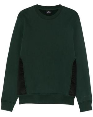 Paul Smith Corduroy-Panelled Sweater - Green