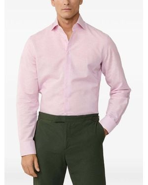 Hackett Knightsbridge Bengal-Stripe Shirt - Red