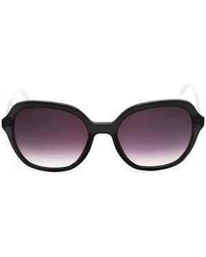 Nine West Round-Frame Sunglasses - Black