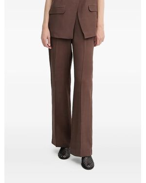 Samsøe & Samsøe Hose Mit Geradem Bein - Braun
