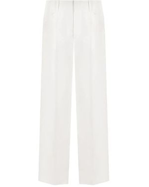 Chloé Pantaloni Sartoriali Dritti - Bianco