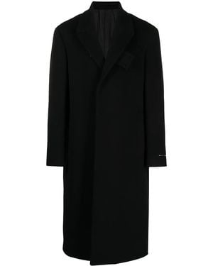 1017 ALYX 9SM Einreihiger Midimantel - Schwarz